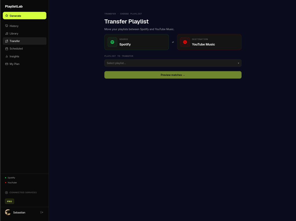 PlaylistLab — screenshot 5 of 9.
