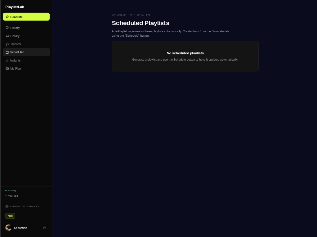 PlaylistLab — screenshot 6 of 9.